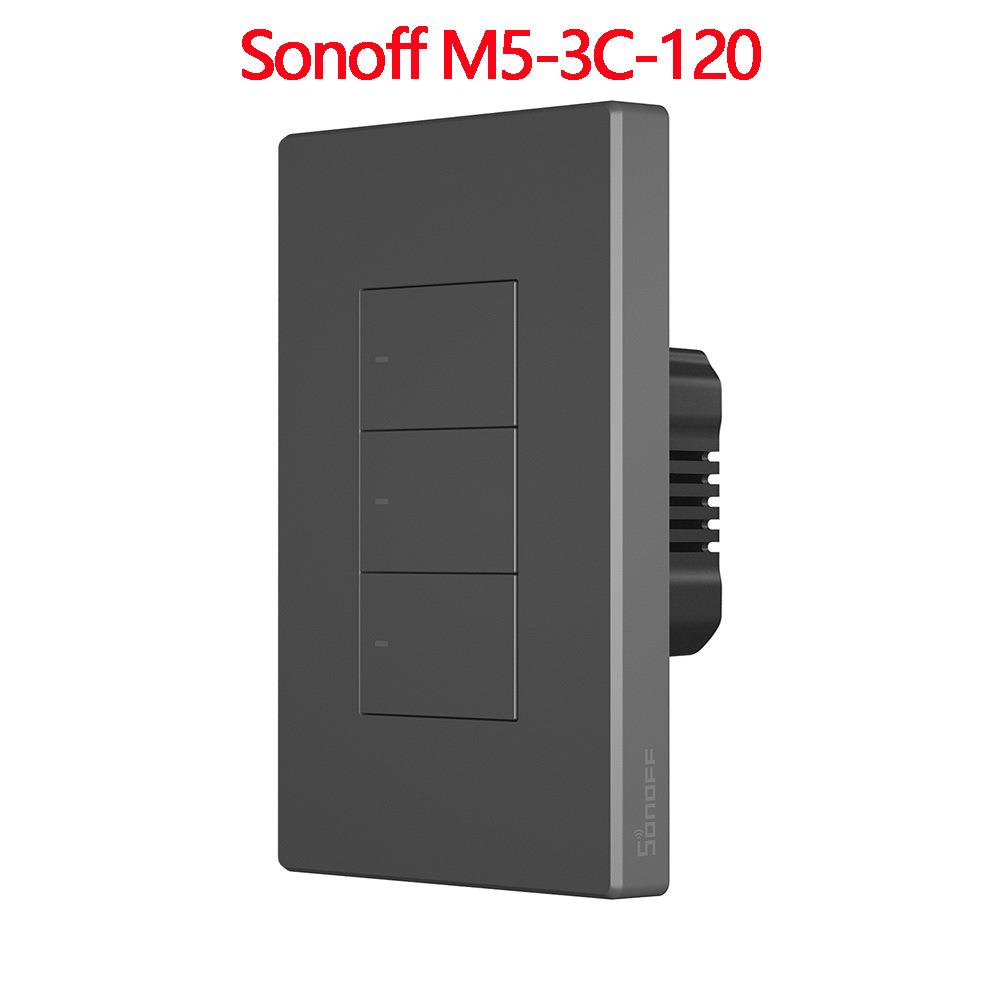 Sonoff M5 120 1C 2C 3C 美规Wifi智能按键开关智能家居情景开关图片