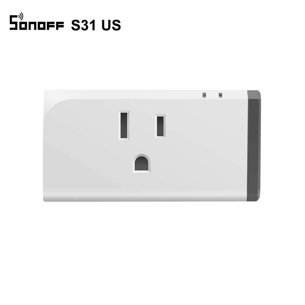 Sonoff S31 手机远程遥控wifi无线定时电量检测插座 美规图片