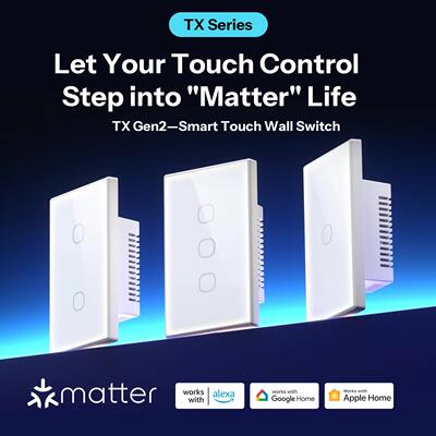 SONOFF T6 US Matter Wifi美规智能开关墙壁触摸开关支持HomeKit