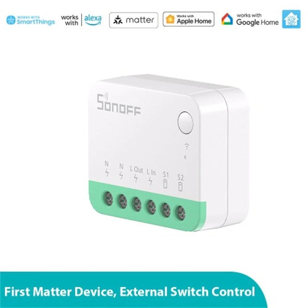 Sonoff MINIR4M双控智能WIFI开关双向控制可定时远程语音开关模块图片