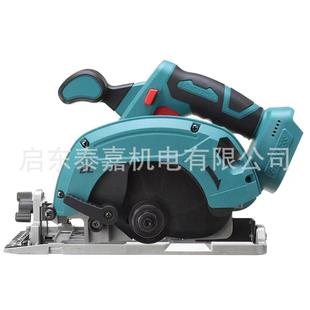 6寸电圆锯充电式手提锂电锯大功率切割机木工电锯倒装锯圆盘锯