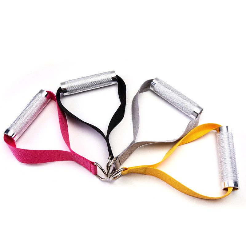 龙门架把手健身器材配件弹簧阻力带金属拉手飞鸟扩胸拉力器手柄