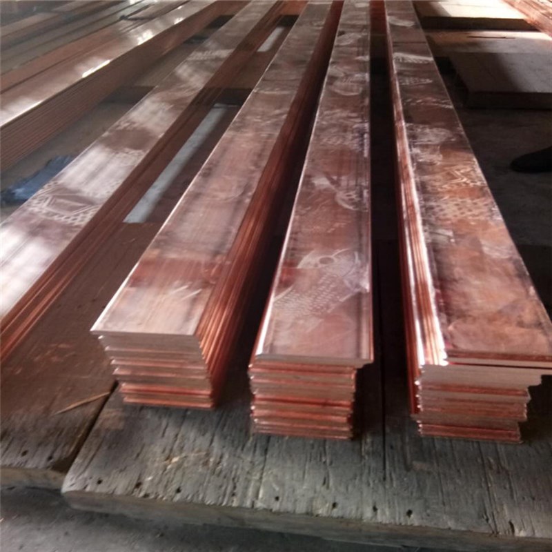 生产加工110KV输变电站工程土建部分用40X5 50X5mm导电紫铜排