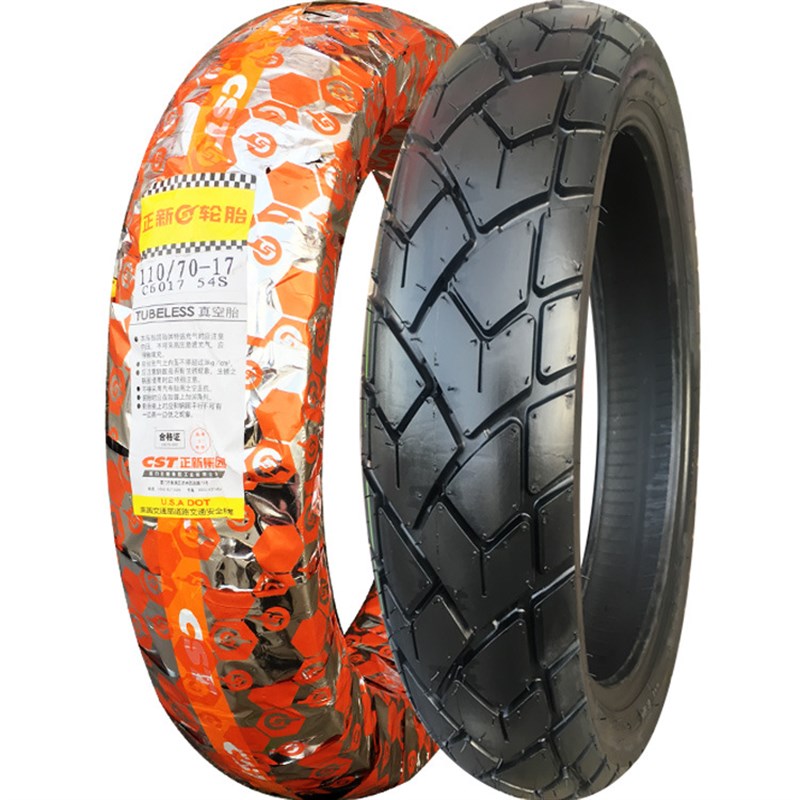 道路驰轮胎100/110/120/140/70/80/90-17/19真空胎摩托车ZR外胎