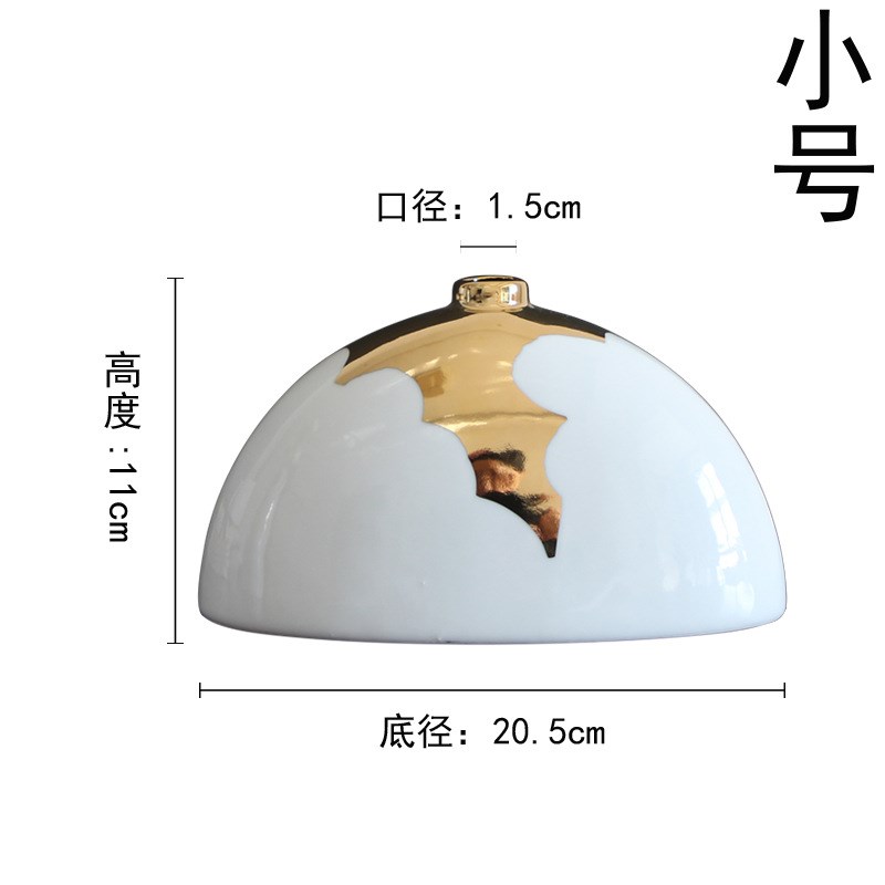 美式轻奢花瓶陶瓷摆件新中式客厅玄关饰品欧式电视柜干花插花瓷瓶