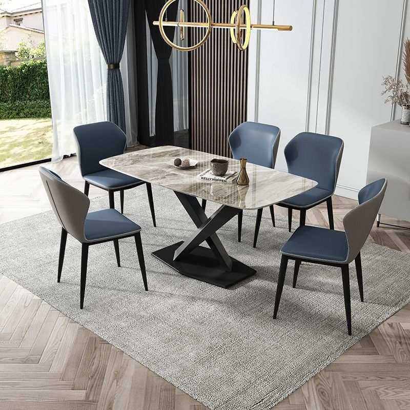 亮光岩板餐桌椅组合现代简约大小户型意式极简长方形家用餐桌饭桌,3C数码配件,USB灯,淘宝优惠券,粉丝福利购,淘宝优惠卷