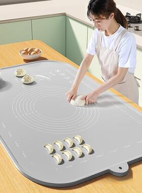硅具胶面垫加厚板家用和面板加大擀面垫烘焙工AL100379杖刮刀庄梓