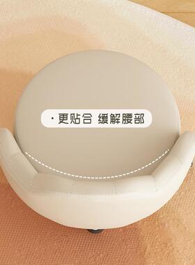 矮凳560神带轮家用静音滑轮缝椅美子儿童学步向轮小凳子懒人万带