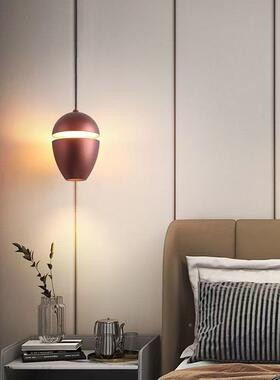 卧室床简头吊灯极客简长493线小吊灯约代吧台厅个性长线可调现节