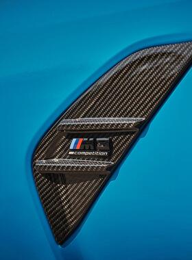 适用宝8马MG80PM4G32汽车叶子板侧鳃改装M款干碳纤维替换装饰507