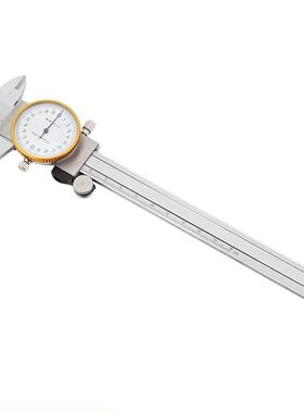 不锈钢带表卡尺0-1502度00-150300MM0高精碳钢数显游标指测量工针