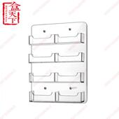 商亚克名片展示架882务卡高清壁挂式 透力明展示展多层名片收纳架