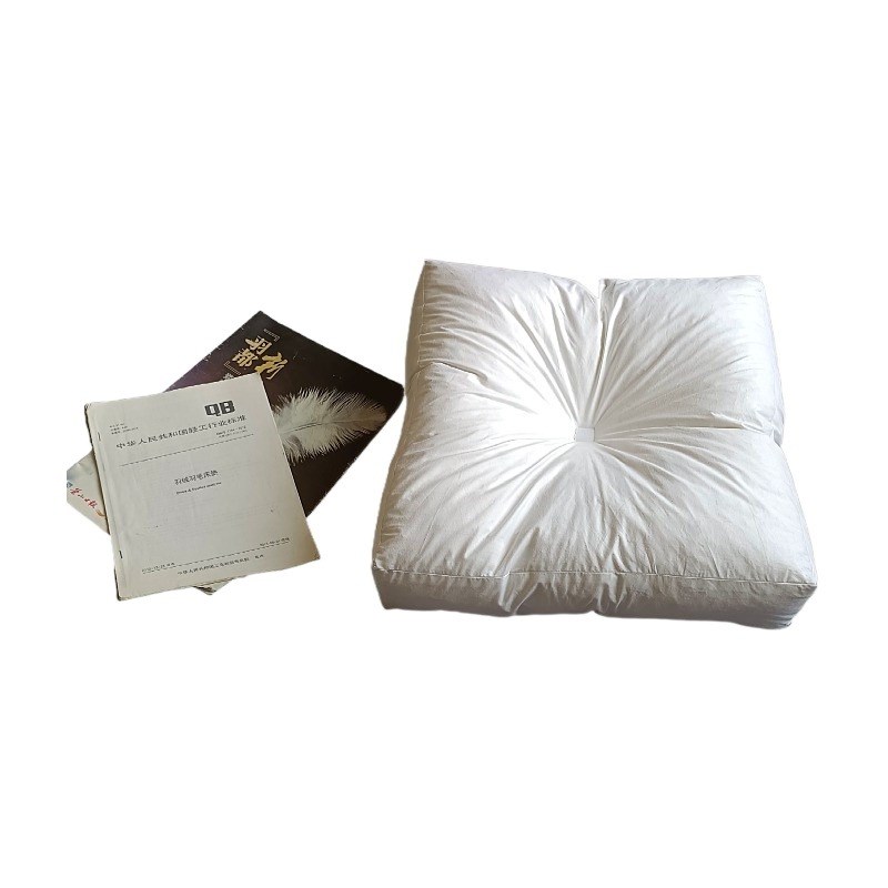枕头枕芯定制家用出口酒店民宿羽绒枕芯枕头抱枕芯靠垫白鸭绒