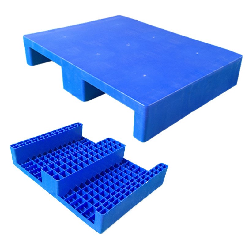 料HDPE可加钢管上货架堆垛仓库周转储存工业重型加厚川字托盘