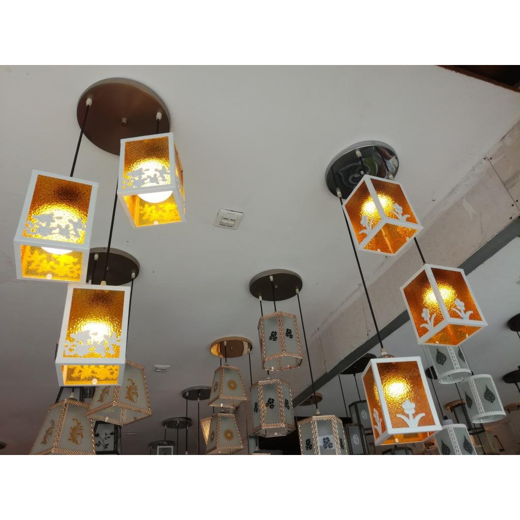 韩式北欧餐厅吊灯三头led卧室客厅灯饰卫生间阳台过道厨房灯具
