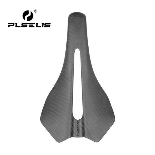 PLSELIS新款公路高端碳纤维轻量化 短鼻透气中空 热卖Q弹舒适鞍座