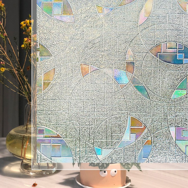 窗户贴纸防走光透光不透明卫生间厕所浴室防偷窥静电磨砂玻璃贴膜