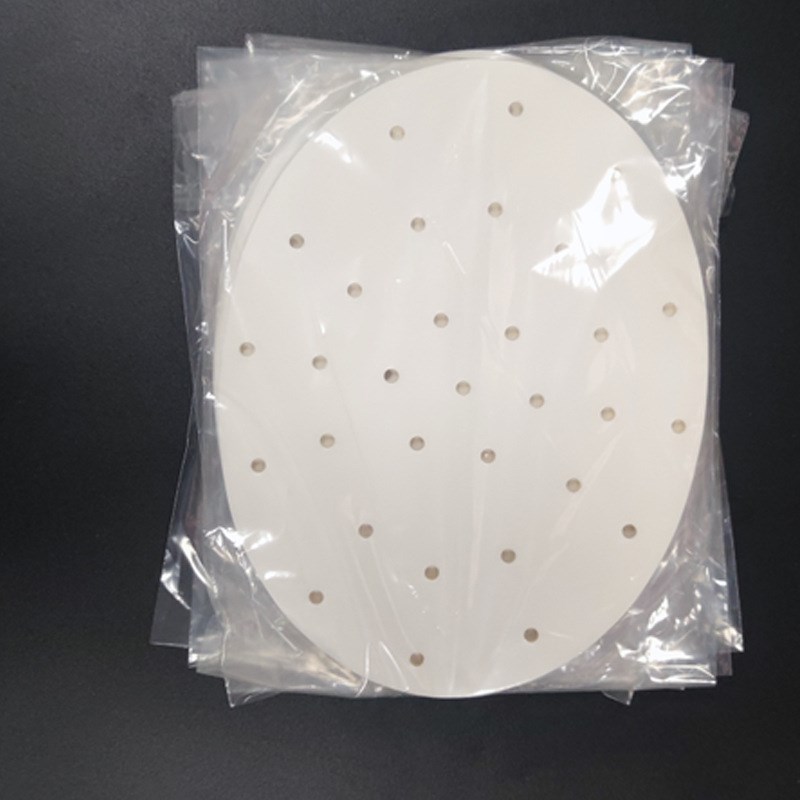 烘焙纸货源加厚不沾油圆形烤纸 硅油纸免粘连圆形蒸笼纸