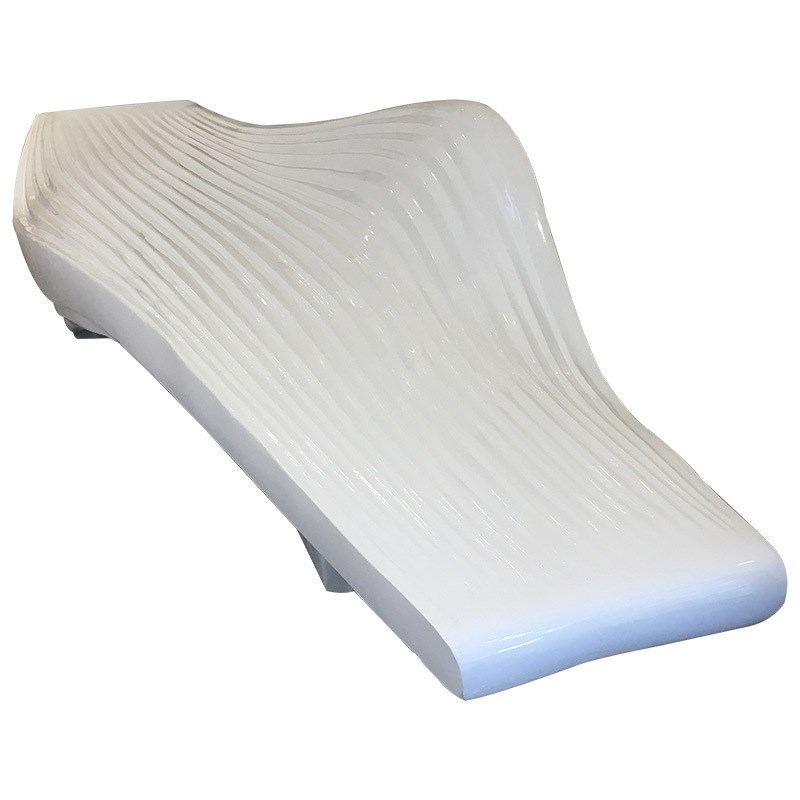 依塔斯玻璃钢靠背椅酒店商场休息座躺椅公园休闲