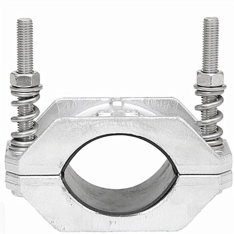 非磁性 高压电缆固定线夹 铝合金 单芯电缆抱箍 JGH-0-1-2-5-6-7