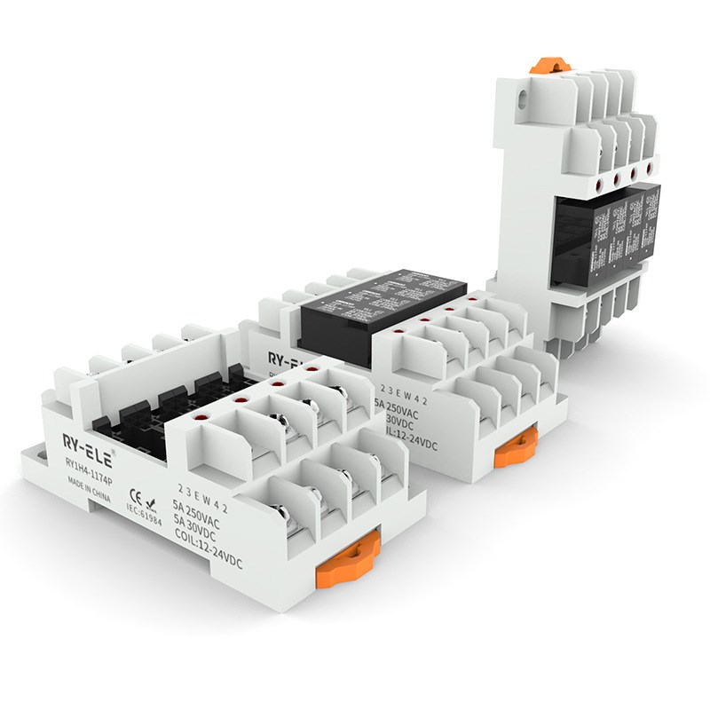 终端组合模块4路信号继电器模组RY1H4-1174P替换G6B-4BND直流DC24