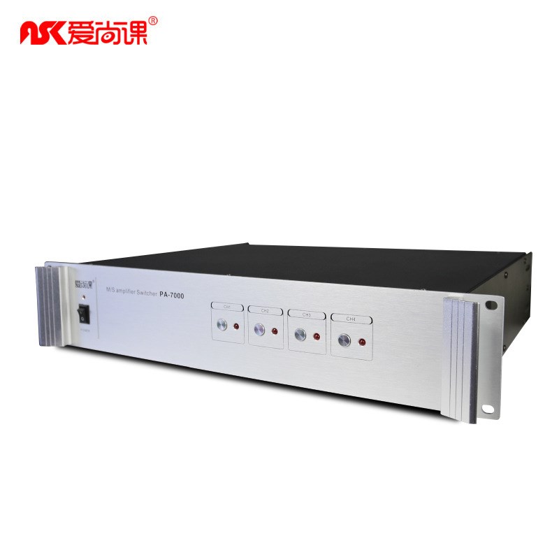 爱尚课 PA-7000 主备功放切换器 定压功放损坏自动备用功放使用机
