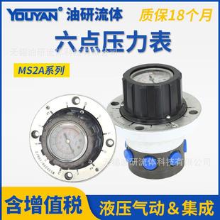 MS2A20/400力士乐型100六点压力表L2X公制M14英制G1/4液压开关250
