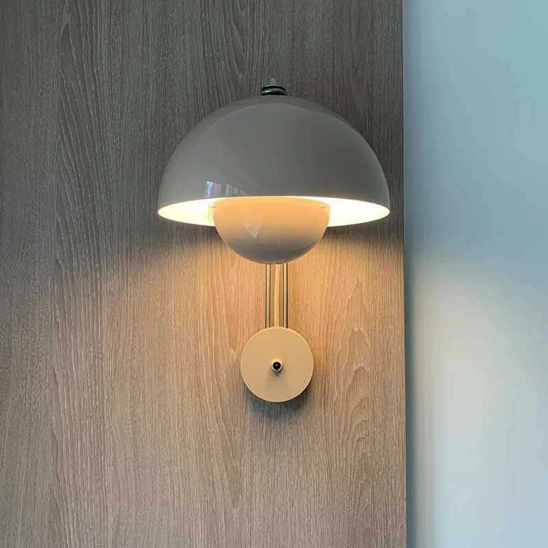 丹麦花苞壁灯VP8设计师款样板房北欧经典奶油风卧室床头壁灯