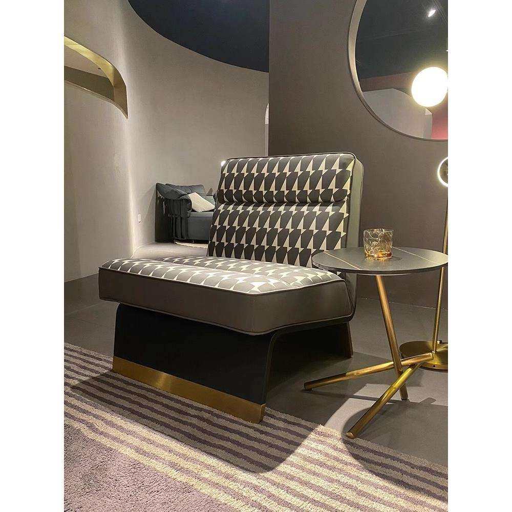 意式轻奢单人躺椅酒店办公室民宿接待椅网红设计师款懒人休闲椅子,模玩/动漫/周边/娃圈三坑/桌游,模型制作工具/辅料耗材,淘宝优惠券,粉丝福利购,淘宝优惠卷