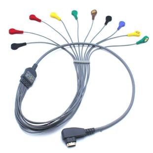 适用于迪姆DMS300 4A24H动态心电图导联线Holter动态心电导联线