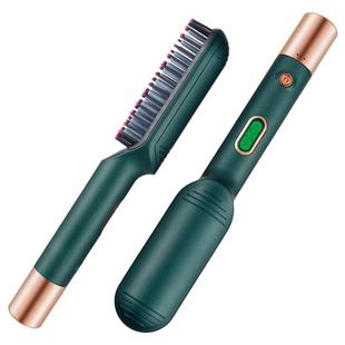 20新品爆款LCD男士直发梳男士胡须梳理发器造型梳工厂直销