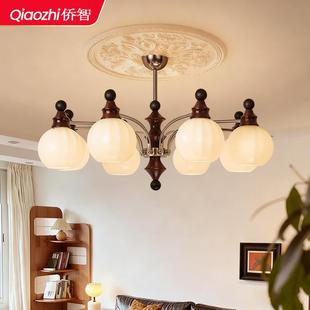 中古风吊灯客厅主灯复古2025新款宋代美学灯饰全光谱客餐厅吊灯