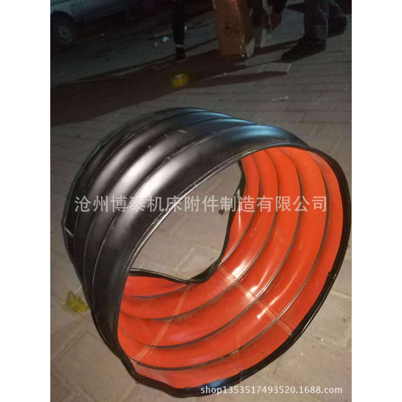 耐高温防尘伸缩型圆形防护罩 圆筒式丝杠保护套 油缸防尘防护罩