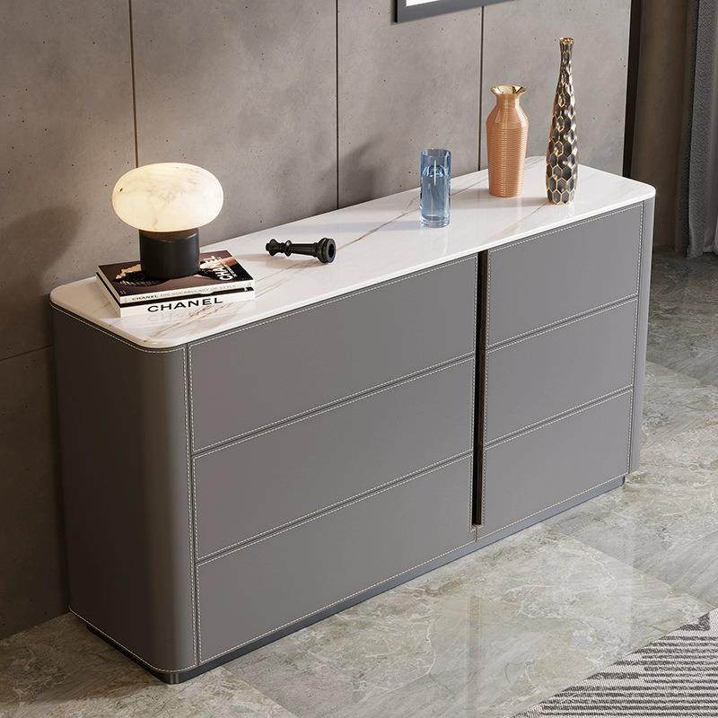 意式极简岩板餐边柜客厅家用玄关靠墙边柜卧室置物柜马鞍皮储物柜,电子元器件市场,其它元器件,淘宝优惠券,粉丝福利购,淘宝优惠卷
