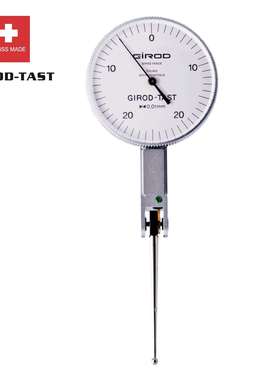 瑞士基诺GIROD-TAST长测针杠杆百分表0.01mmGT1254GT1454高精度