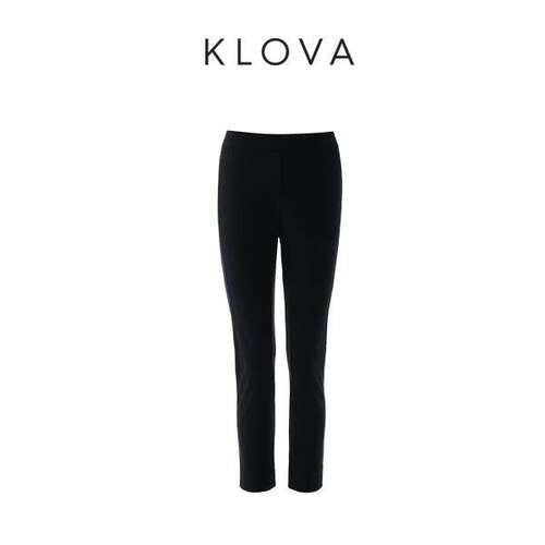 【KLOVA】冬季碳素黑绒感牙签条打底裤  KT5749(UN)