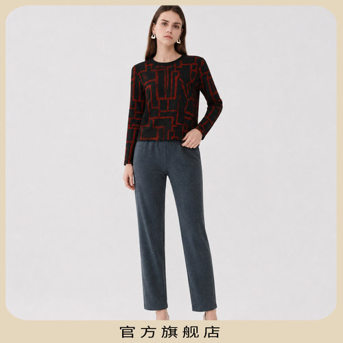 柯罗芭春秋女棉感舒适H型T恤