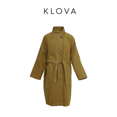 【KLOVA】春秋青铜色风衣 【A】 FW6012(AUN)