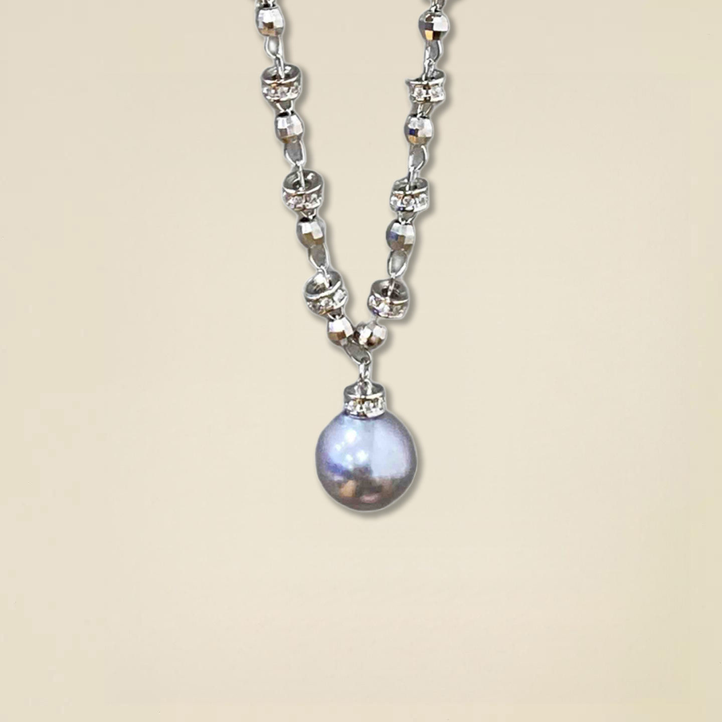 也也天然海水珍珠8-9mm真多麻单珠项链轻奢小众设计感吊坠锁骨链,珠宝/钻石/翡翠,颈饰,淘宝优惠券,粉丝福利购,淘宝优惠卷