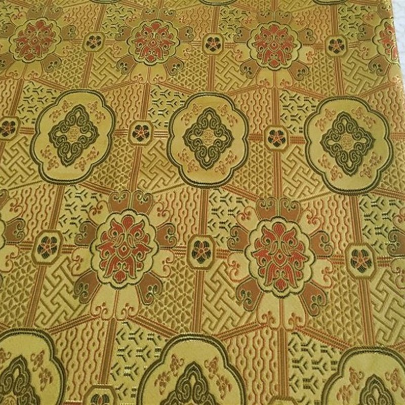 中式民族风沙发布料加厚古典红木家具坐垫靠背面料软包抱枕高精密