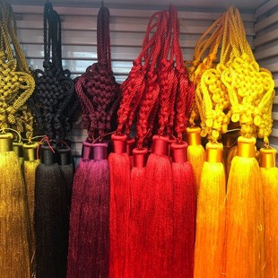 汽车挂饰/中国结挂件/超饱满超长流苏/中国结灯笼须穗子