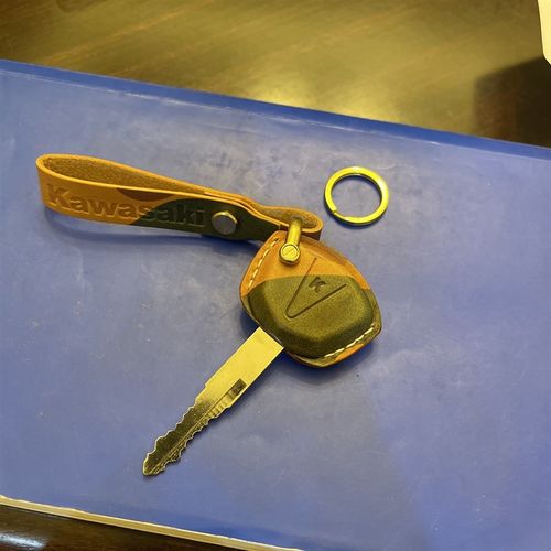 川崎ER 小火神 KLE650异兽650Z900手工牛皮钥匙套ninja400