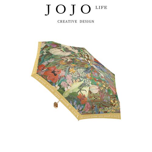 JOJOS L. PD.杂货先生.遮阳伞链条卡片伞油画小巧便携口袋 稚否
