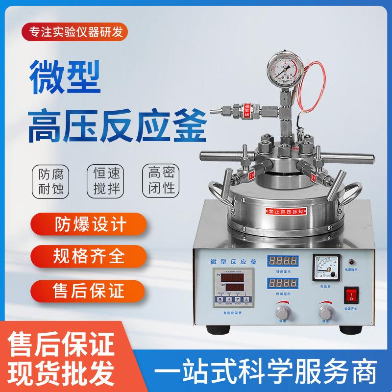 50ml100ml200ml磁力耦合机械搅拌高压反应釜微型磁力高压反应釜