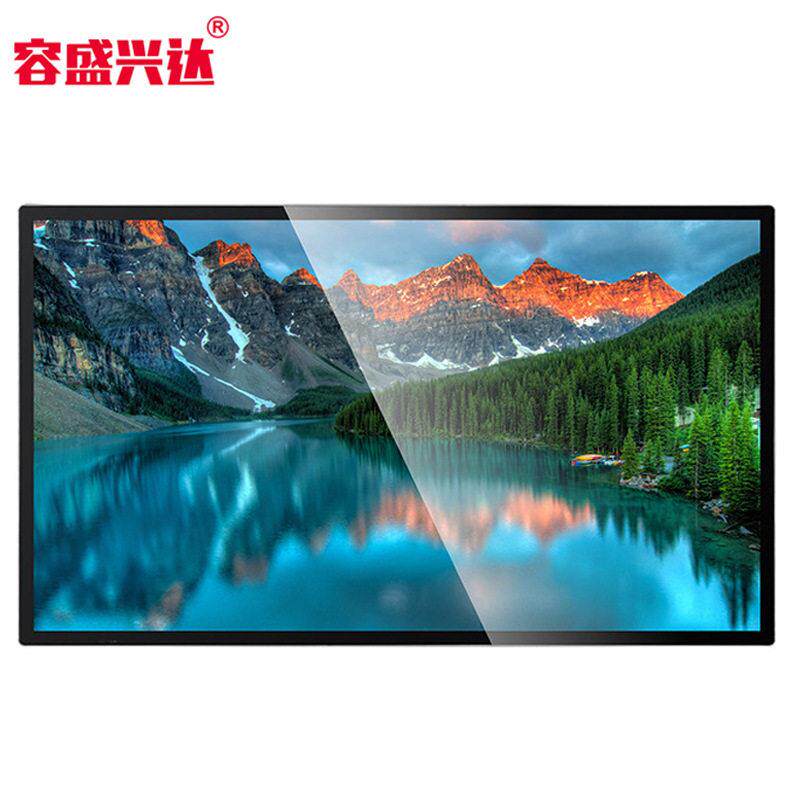 70寸超薄壁挂式广告机4K清液晶显示屏楼宇壁挂网络版触摸一体机