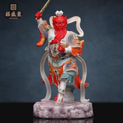 王灵官神像都天大灵官王天君王善站像护法真君火神王家用树脂摆件