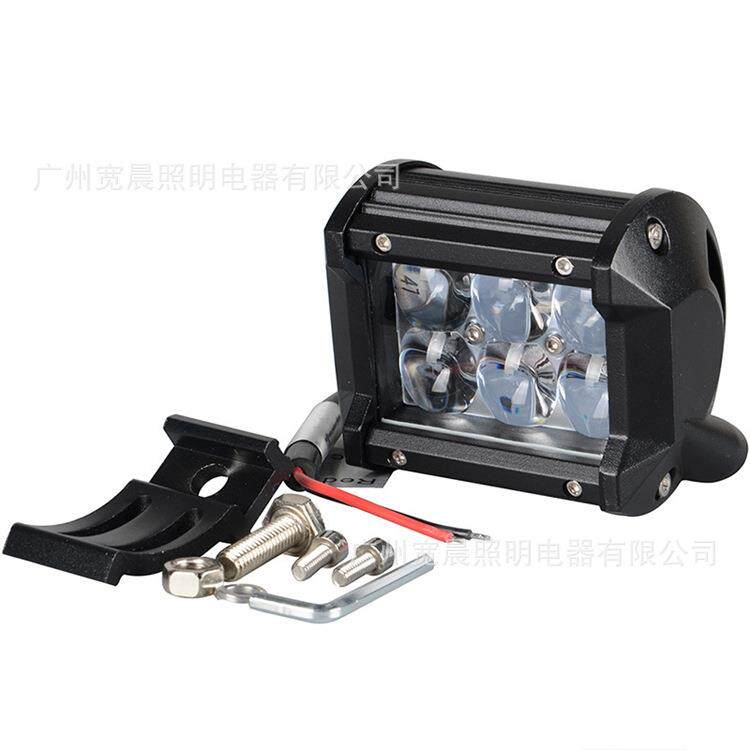 4D透镜18w led工作灯 保险杠灯A柱雾灯 汽车越野车中网灯 倒车灯