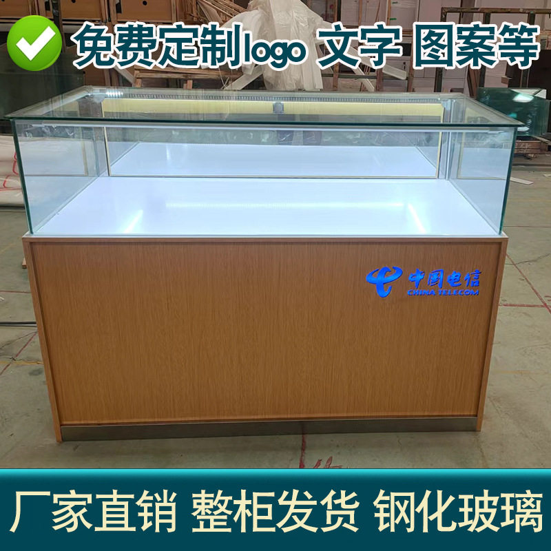 手机柜台展柜陈列柜数码玻璃柜电器展示柜玻璃商用数码手机玻璃柜