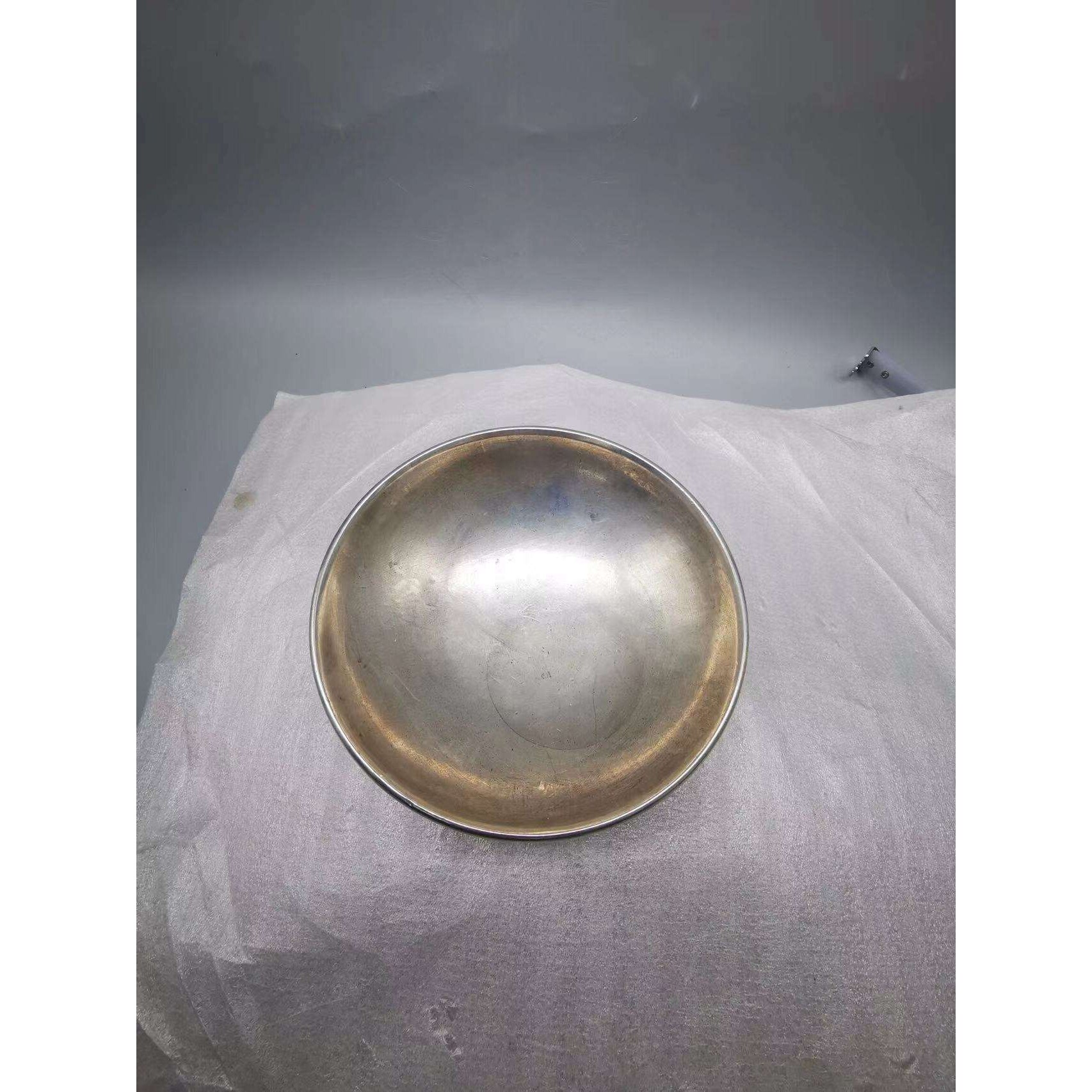 古董古玩 仿古铜镀银四大美女碗怀旧客厅家用复古工艺老物件