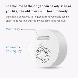 家用线自发距电门铃超远离不无用电节池能环多首音乐自发电铃声自